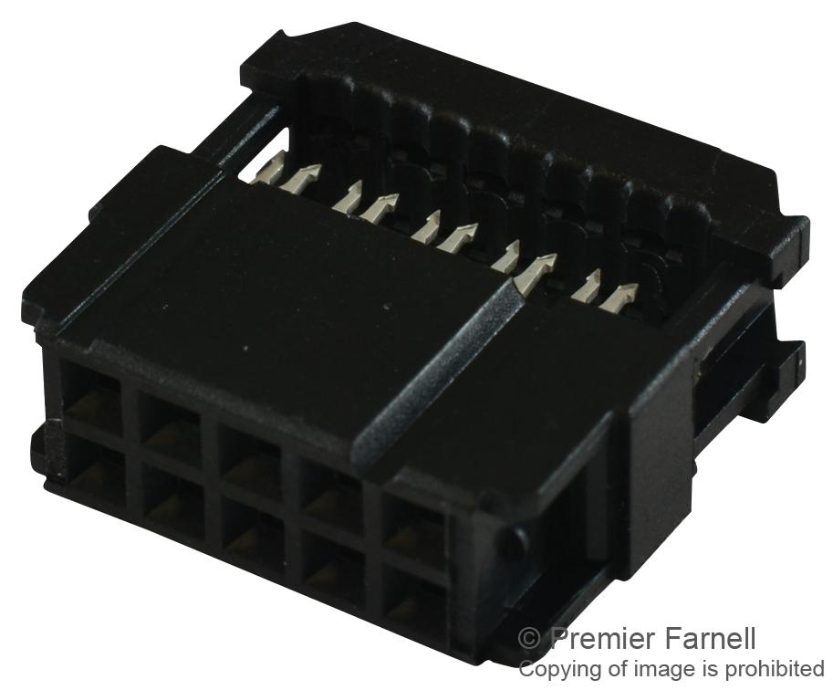 Amp - Te Connectivity 1658620-1 Connector, Rcpt, 10Pos, 2Row, 2.54Mm