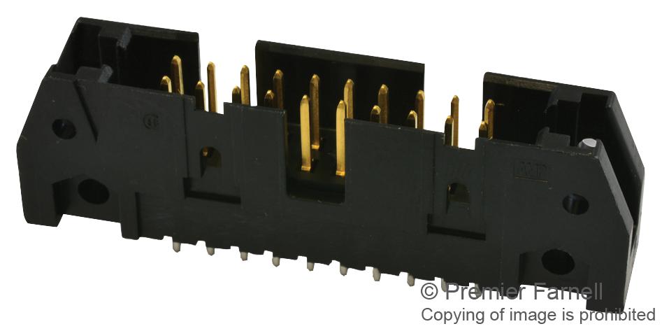 Amp - Te Connectivity 5102154-4 Connector, Header, 20Pos, 2Row, 2.54Mm