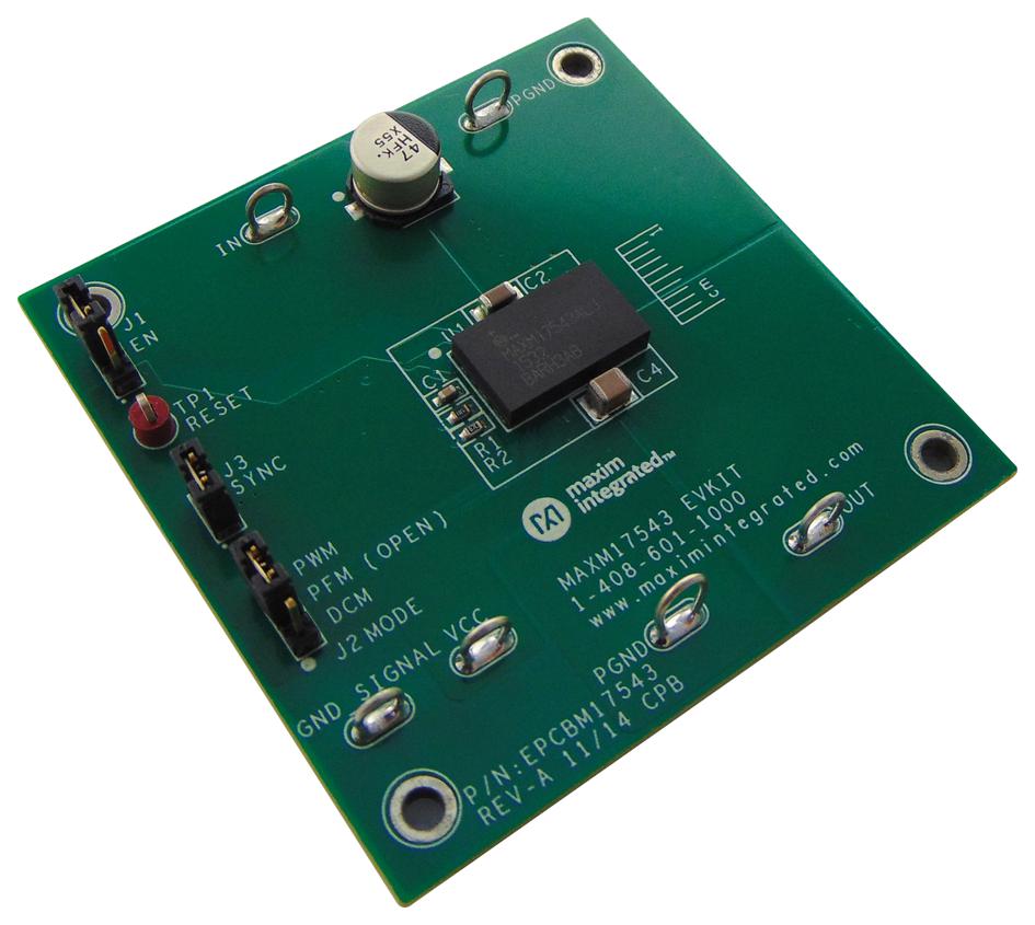 Analog Devices Maxm17543Evkit# Evaluation Board, Sync Buck Converter