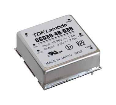 Tdk-Lambda Ccg30-48-05S Dc-Dc Converter, 5V, 6A