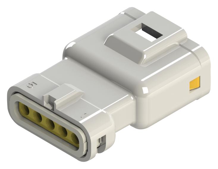 Edac 560-005-000-110 Plug Housing, 5Pos, Pbt, White