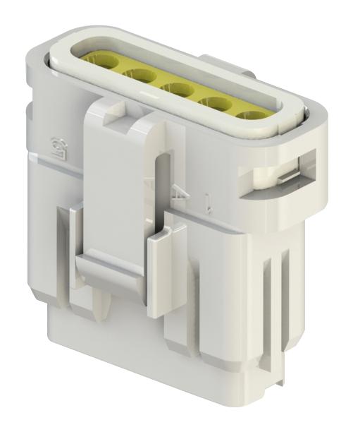 Edac 560-005-000-210 Rcpt Housing, 5Pos, Pbt, White