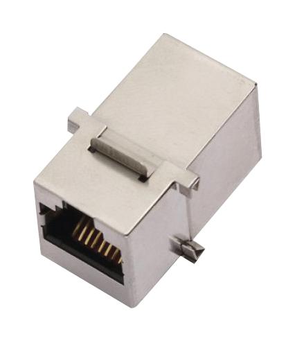 Mh Connectors Mh3101S-Cat6 Mod Coupler, Shld, Rj45, Cat6A, Panel