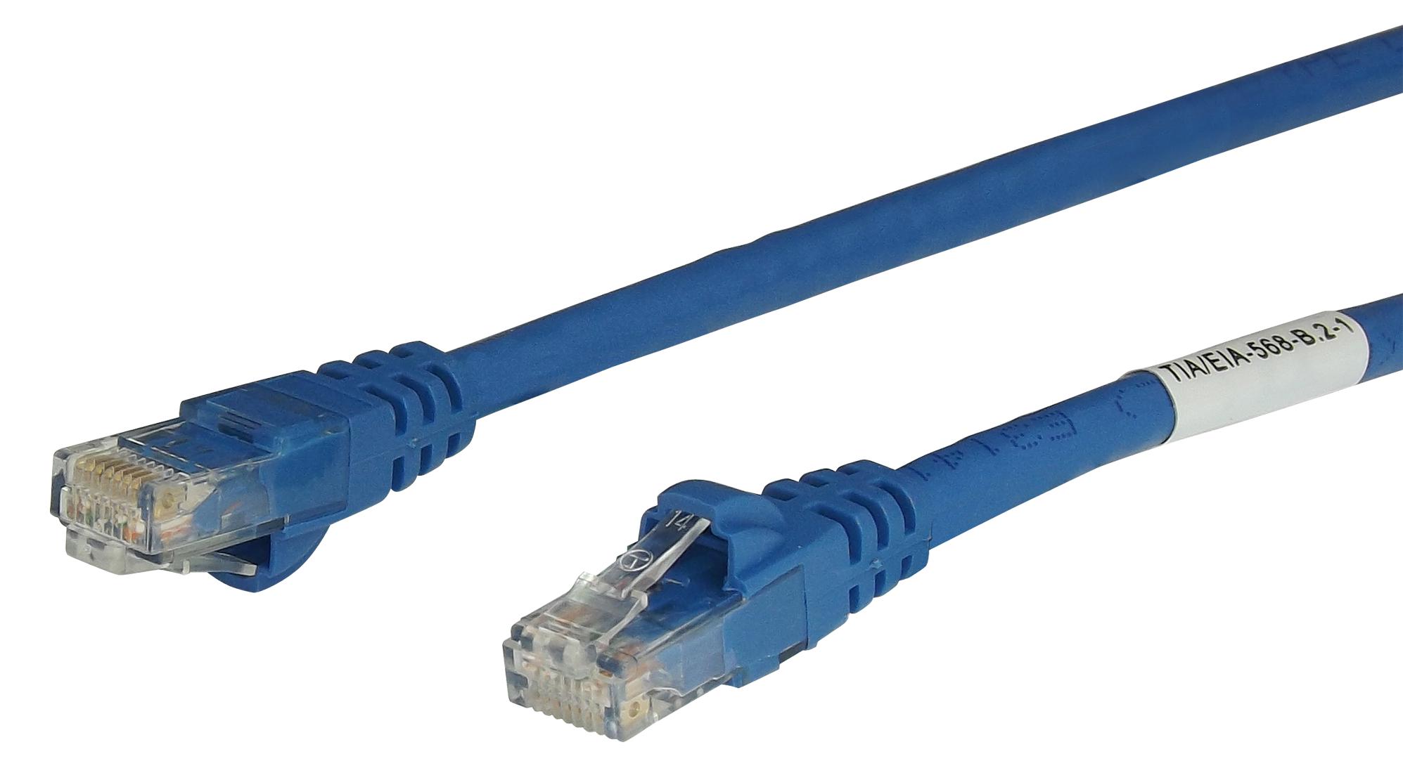 Tuk Sp5Bl Patch Cable, Rj45, Cat6, 5M, Blue