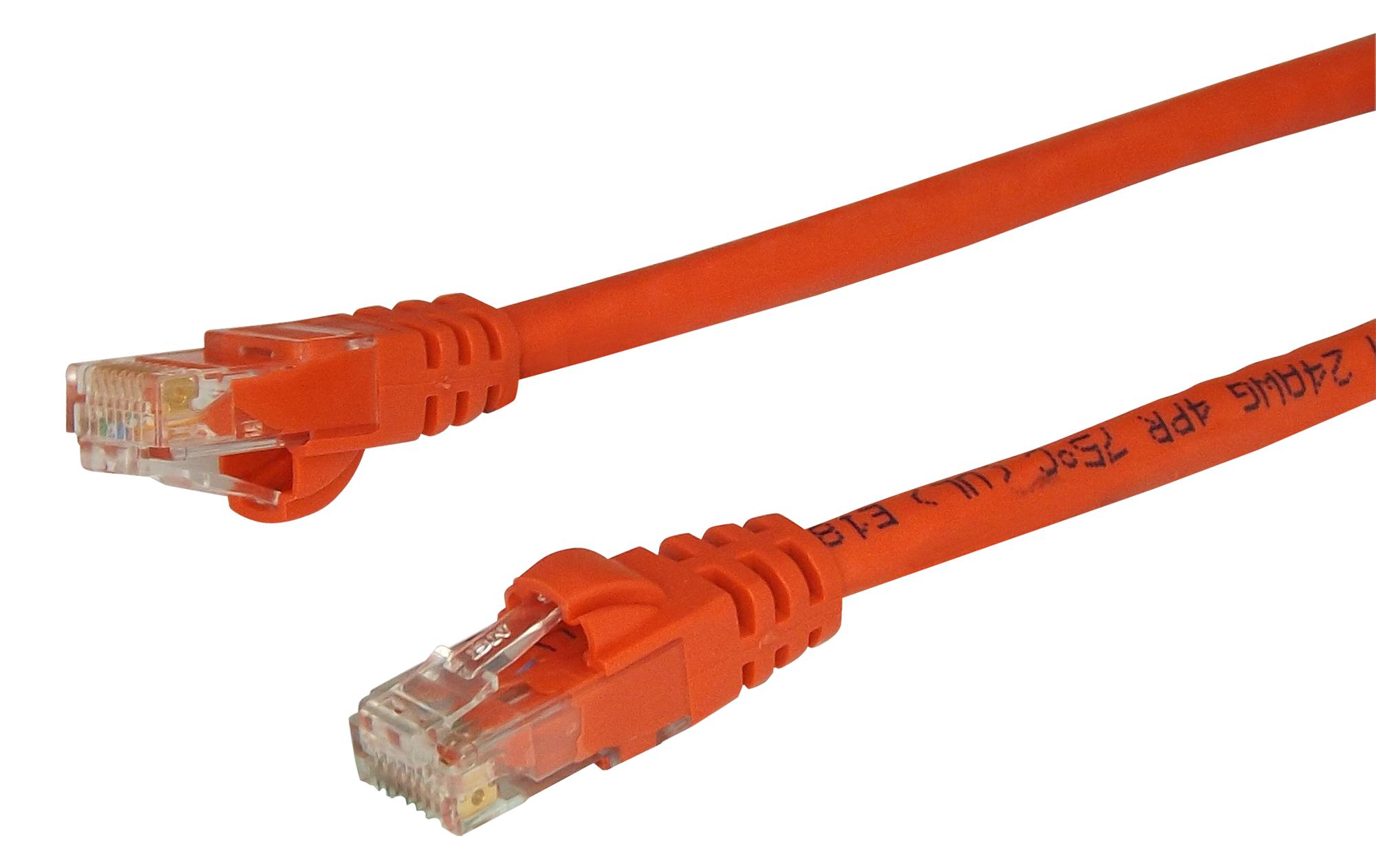 Tuk Sp0.5Rd Patch Cable, Rj45, Cat6, 0.5M, Red