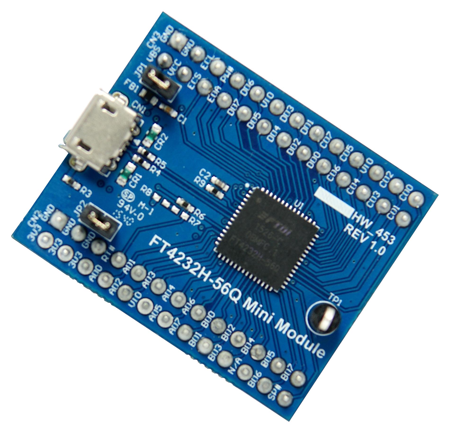 Ftdi Ft4232H-56Q Mini Mdl Evaluation Board, Usb-Fifo/serial