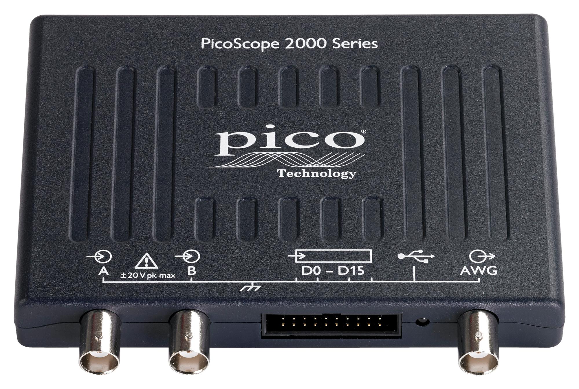 Pico Technology Picoscope 2206B Mso Oscilloscope, 2 / 16-Ch, 50Mhz, 1Gsps