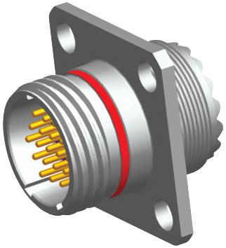 Amphenol Aerospace 2M801-010-02M10-2Sa Circular Conn, Rcpt, 10-2, Wall Mount