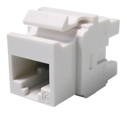 Molex Ces Ksj-00033-02 Keystone Jack, Rj45, 8P8C, Cat6, White