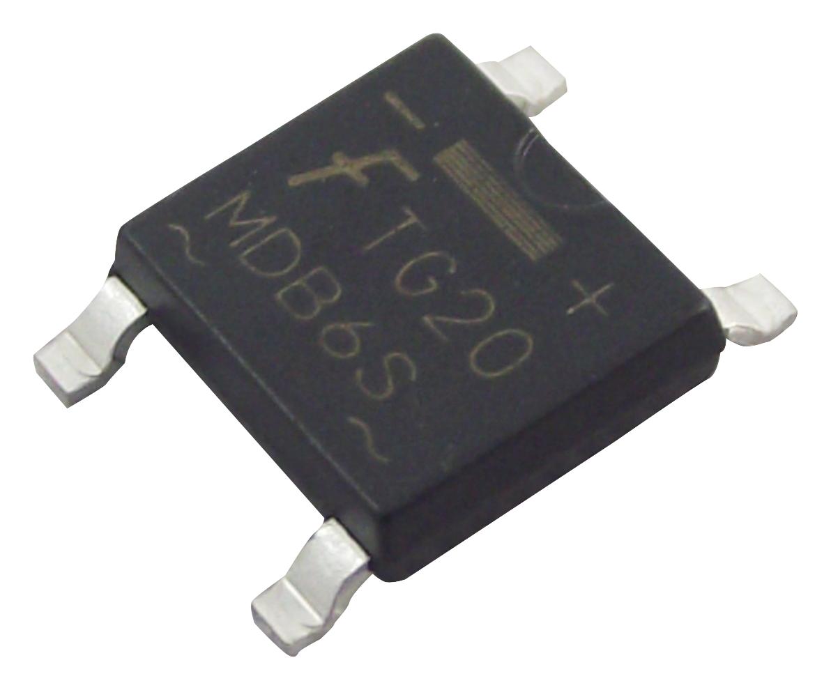 Onsemi Mdb6S Bridge Rectifier Diode, 1-Ph, 1A, 600V