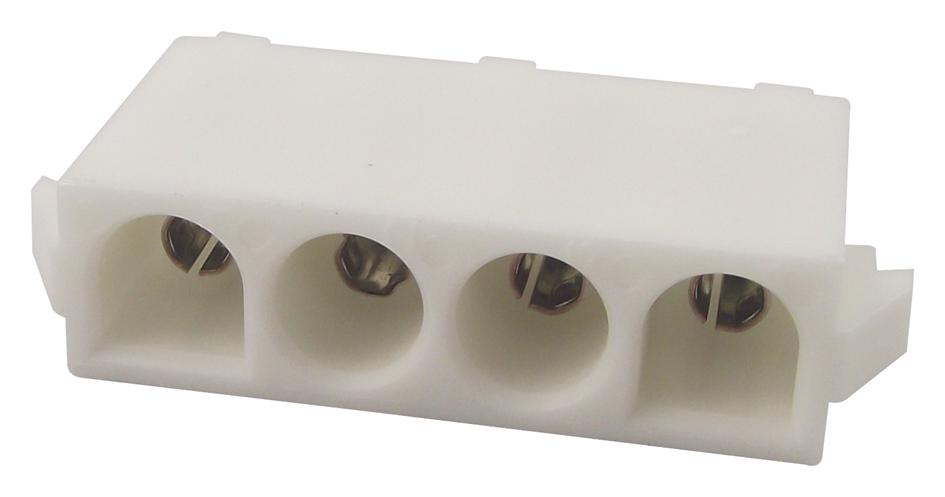 Amp - Te Connectivity 350826-1 Conn, Socket Header, 4Pos, 1Row, 6.35Mm