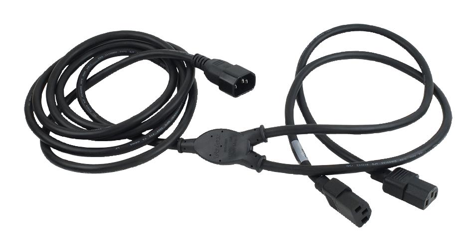 Volex 17271A Power Cord, Iec 60320 C14/2X C13, 3M