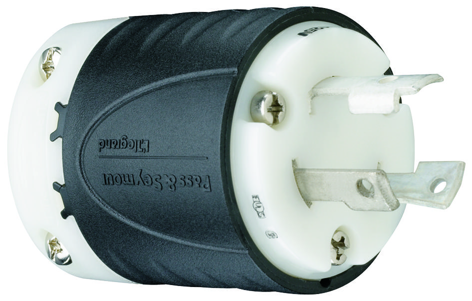 Legrand Pass & Seymour L630P Power Entry, 30A, 250Vac, Pa, Blk/wht