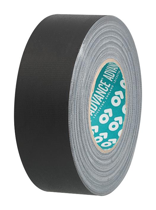 Advance Tapes At159 Black 50M X 25Mm Tape, Pe Cloth, 50M X 25Mm