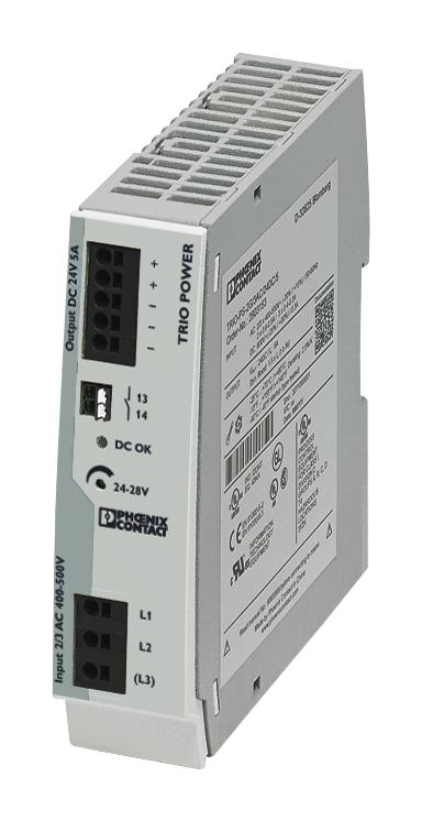 Phoenix Contact 2903153 Power Supply, Ac-Dc, 24V, 5A