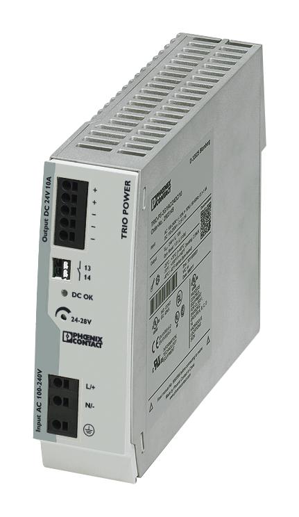 Phoenix Contact 2903149 Power Supply, Ac-Dc, 24V, 10A