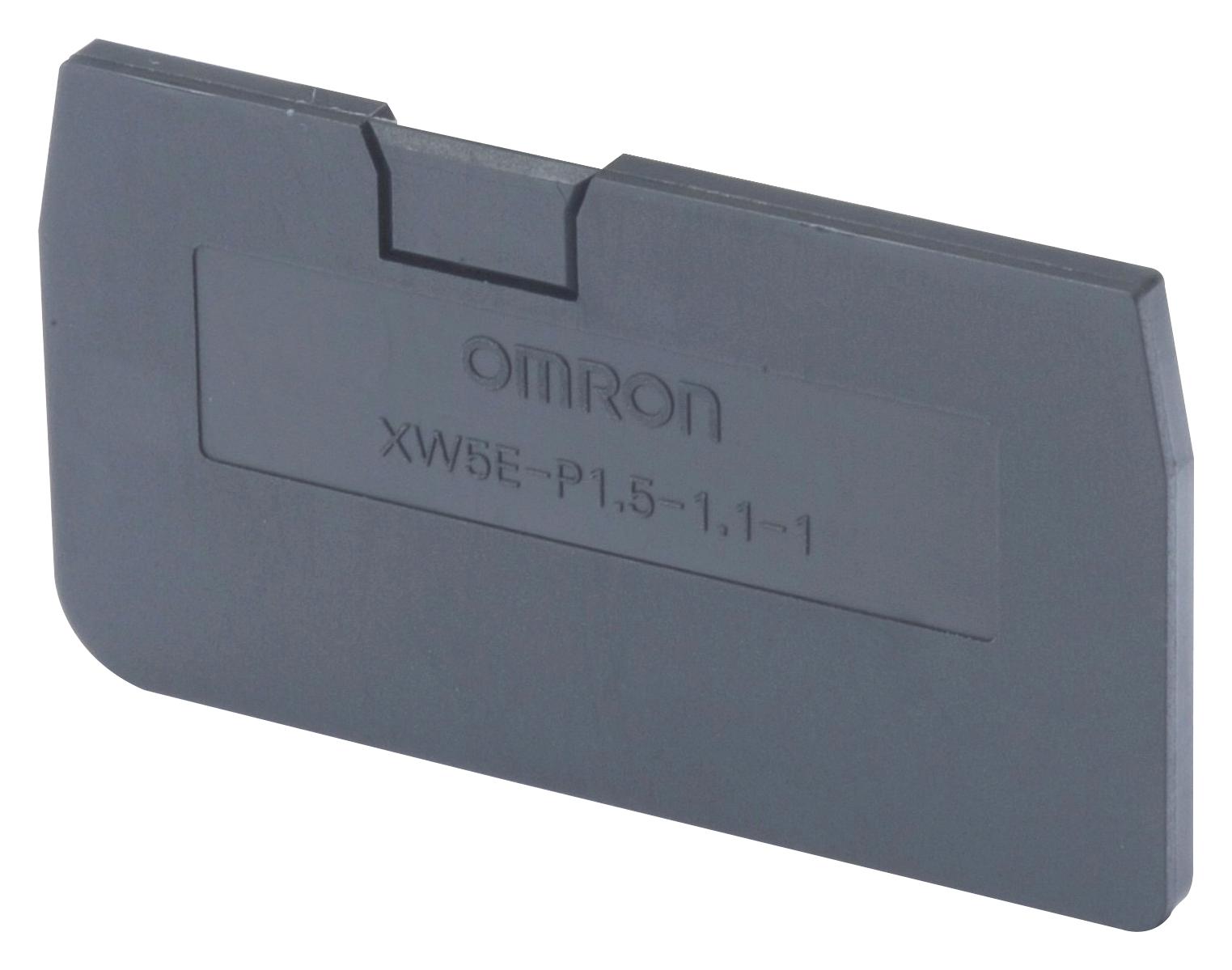 Omron Industrial Automation Xw5E-P1.5-1.2-1 End Cover, Din Rail Terminal Block