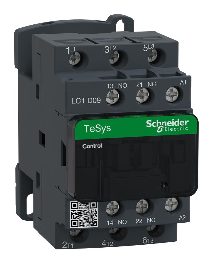 Schneider Electric Lc1D09Fe7 Contactor, 3Pst-No, 115Vac, Din Rail