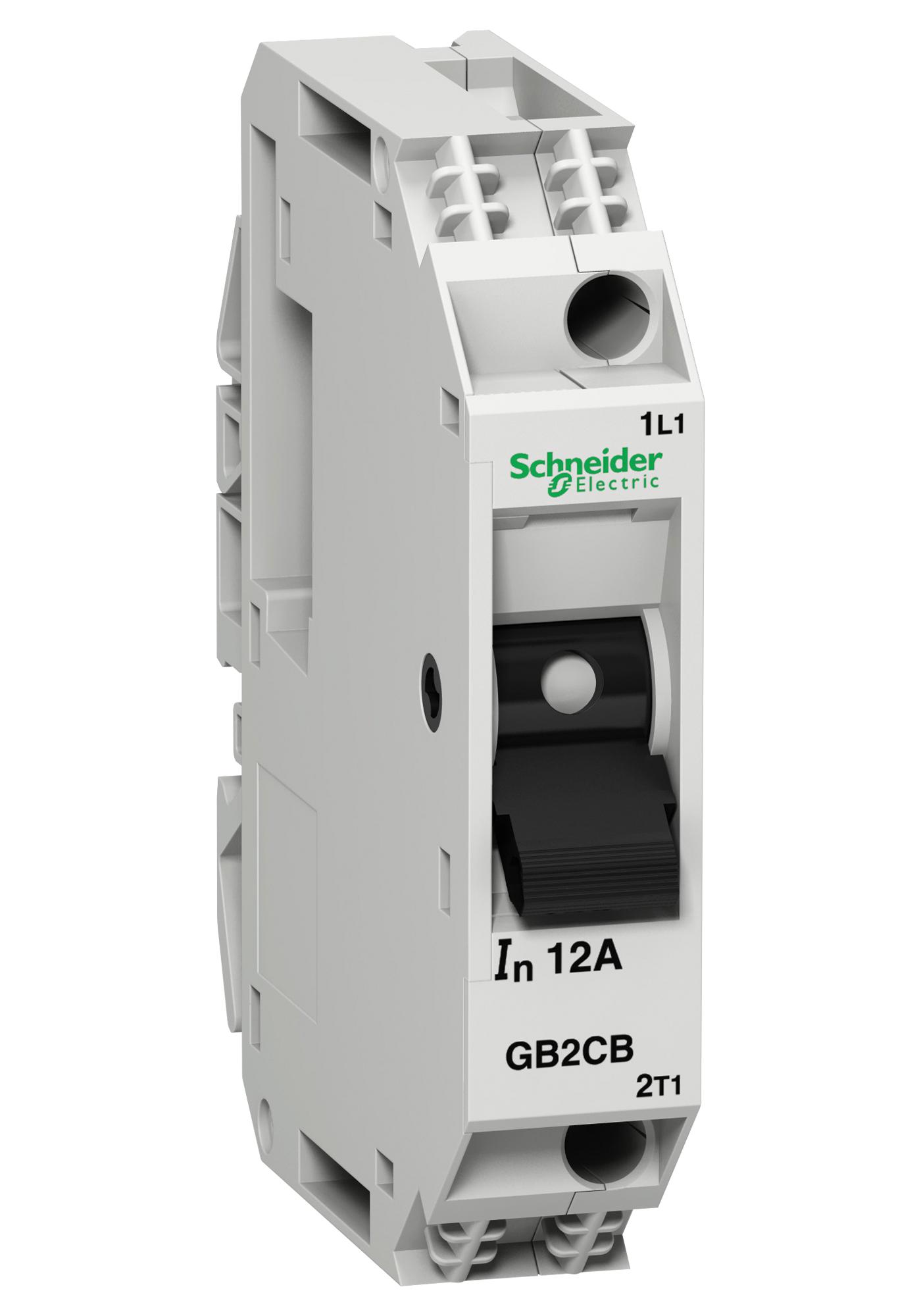 Schneider Electric Gb2Cb06 Circuit Breaker, 1 Pole, Din Rail/panel