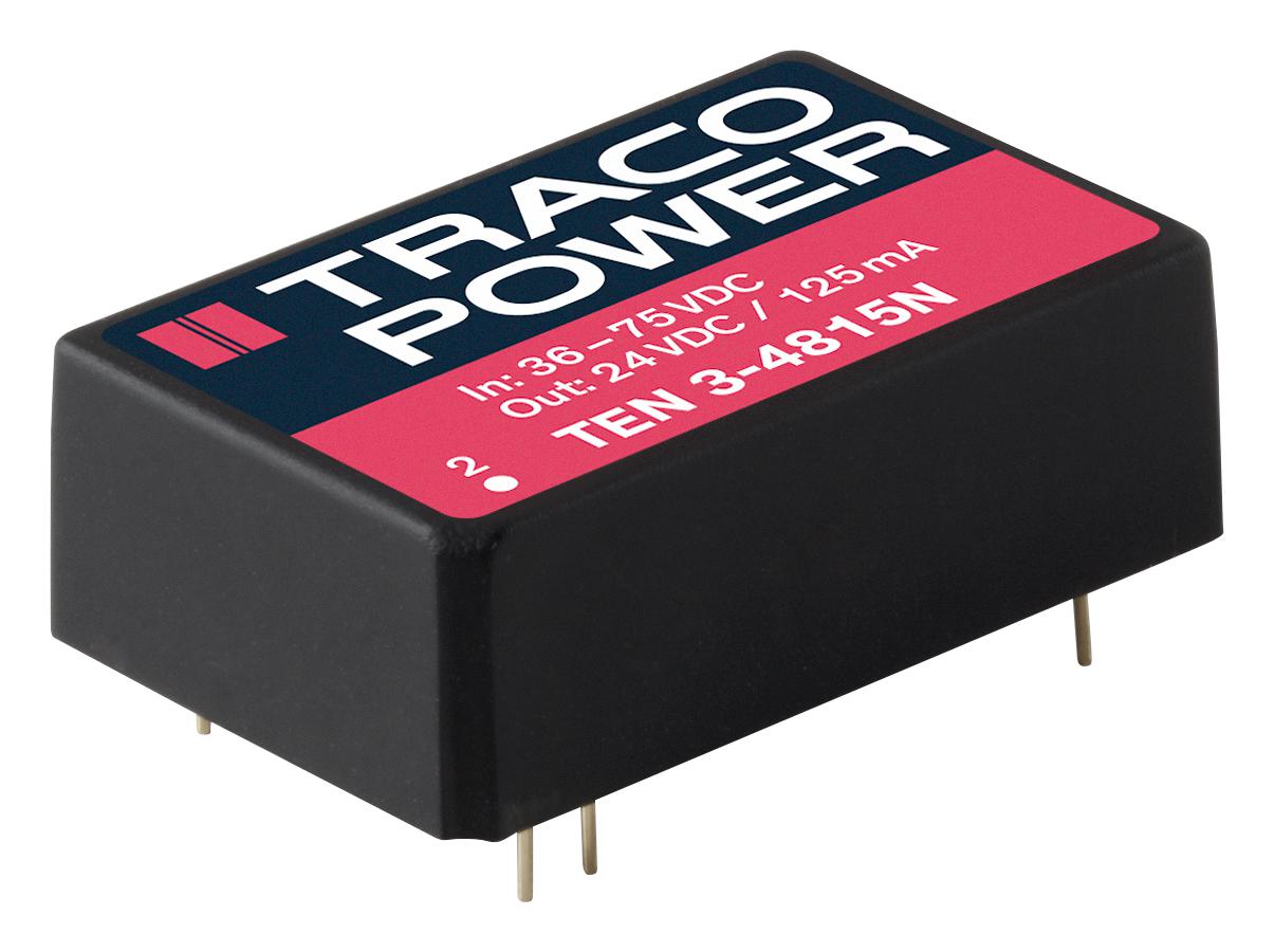 Traco Power Ten 3-2410N Dc-Dc Converter, 3.3V, 0.75A, Dip