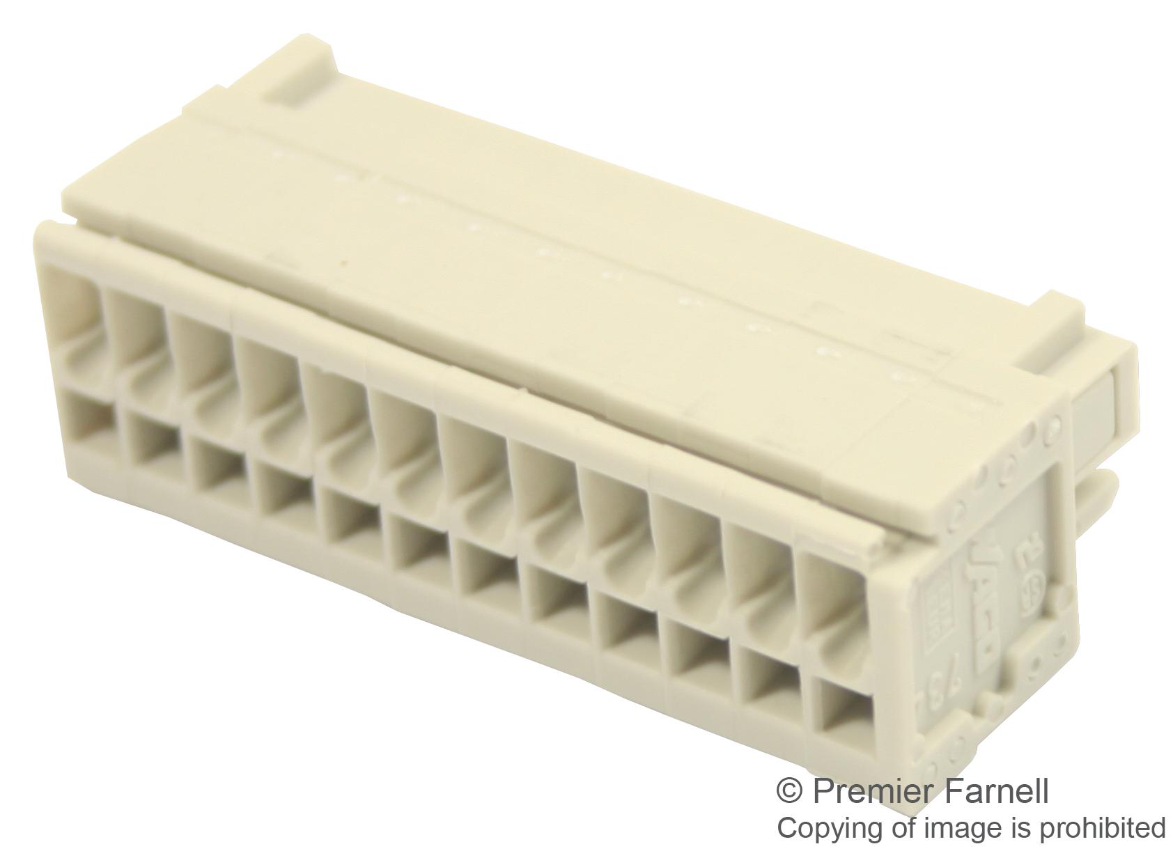 Wago 734-112 Terminal Block, Pluggable, 12Pos, 14Awg