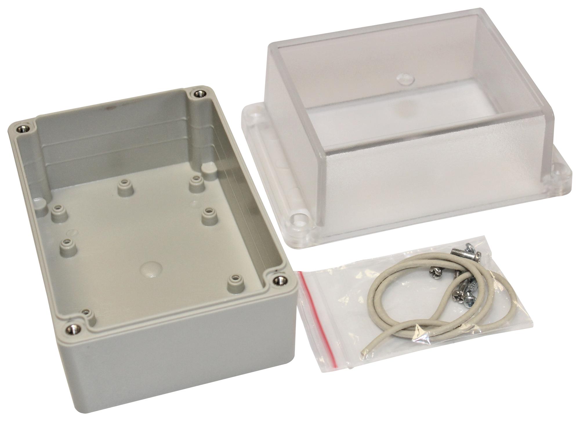 Multicomp Pro Mc001283 Enclosure, General Purpose, Abs, Gry/clr