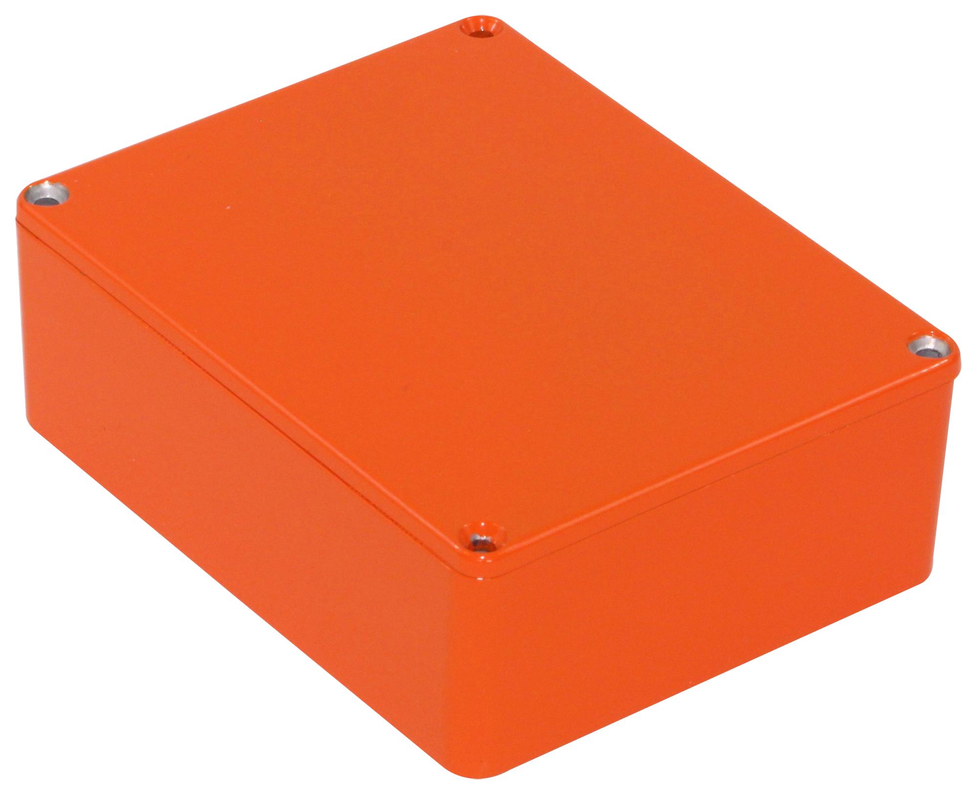 Hammond 1590Bbsor. Enclosure, Aluminium, 1P54, Orange