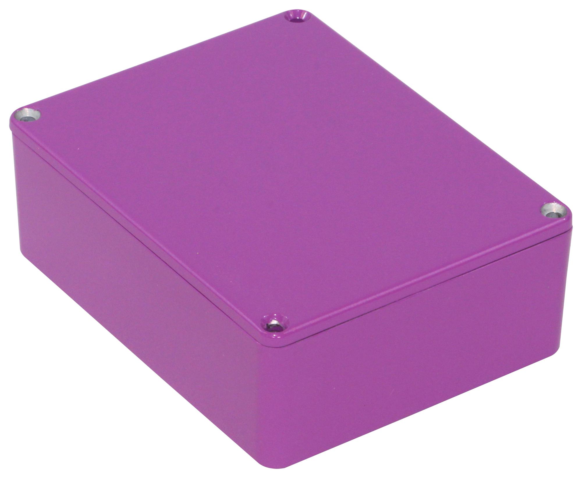 Hammond 1590Bbspr. Enclosure, Aluminium, 1P54, Purple