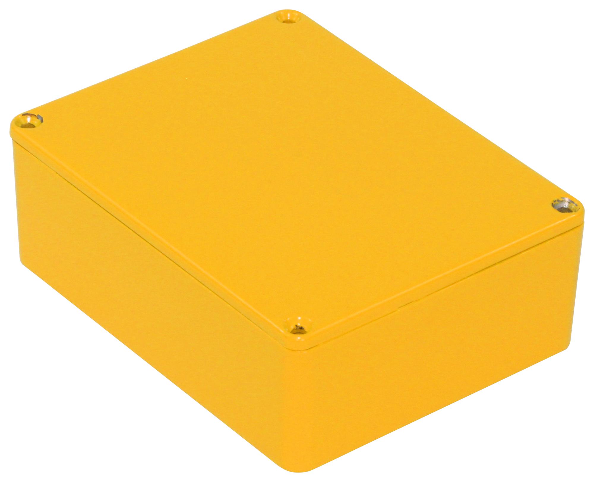 Hammond 1590Bbsyl. Enclosure, Aluminium, 1P54, Yellow