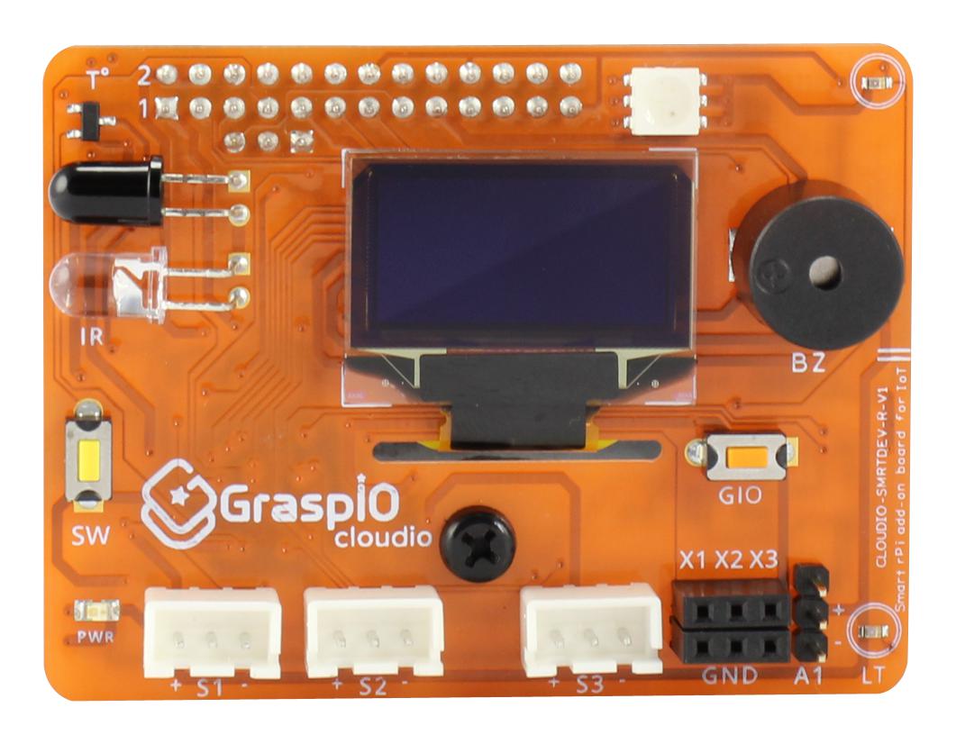 Graspio Cloudio-Smrtdev-R-V1 Cloudio Board, Raspberry Pi