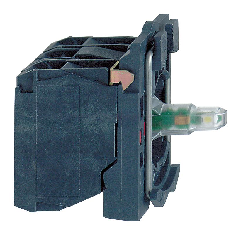 Schneider Electric Zb5Aw0B15 Contact Block, Spst, 120V, Screw Clamp