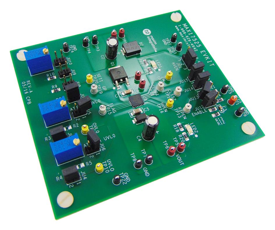 Analog Devices Max17525Evkit# Eval Board, Adjustable Power Limiter