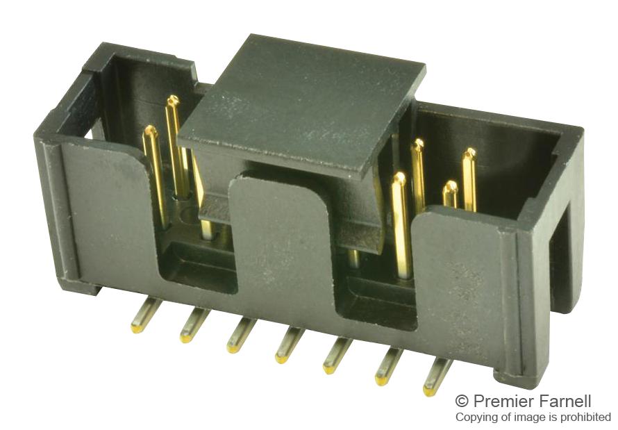 3M N2514-6V0C-Rb-Wd Connector, Header, 14Pos, 2Row, 2.54Mm