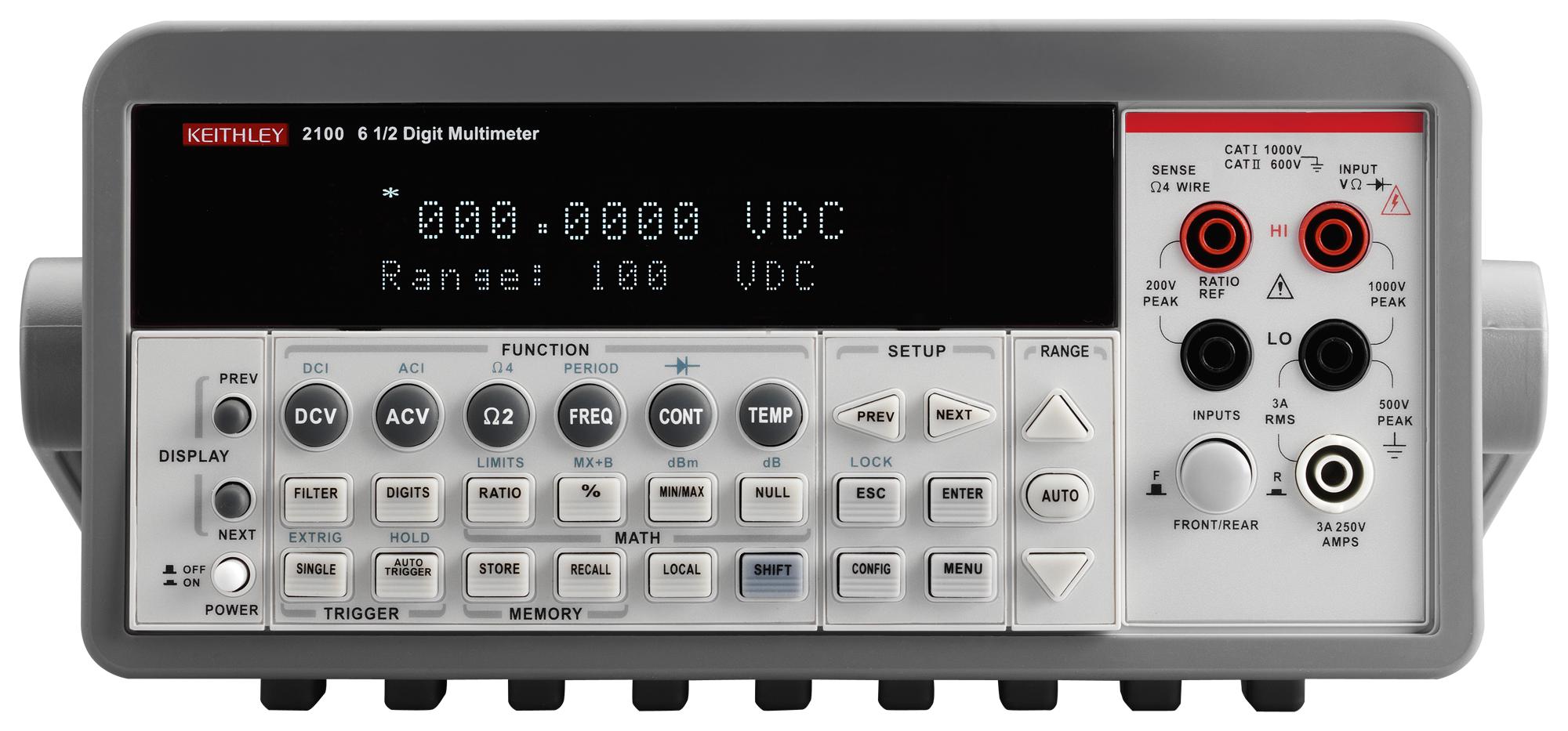 Keithley 2100/220 Multimeter, Usb, 6.5 Digit, 1 Year