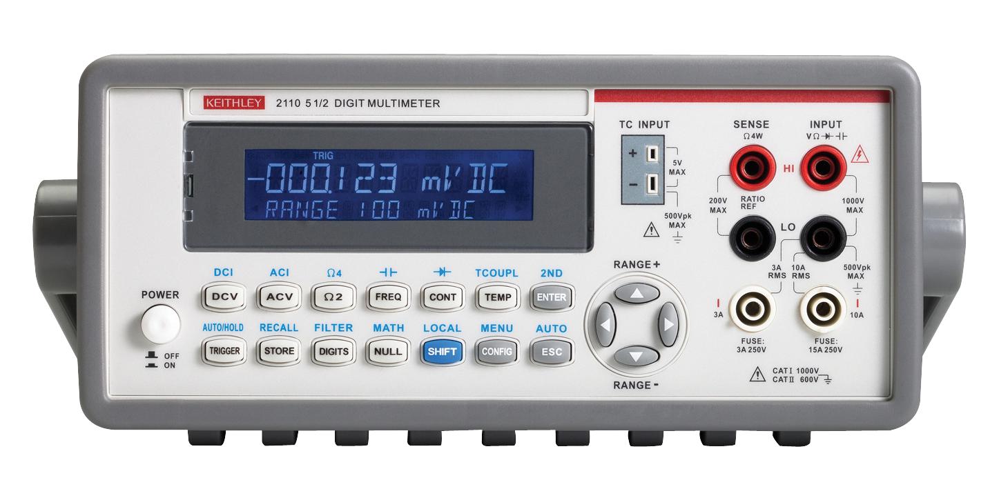 Keithley 2110-220 Multimeter, Usb, 5.5 Digit, 3 Year