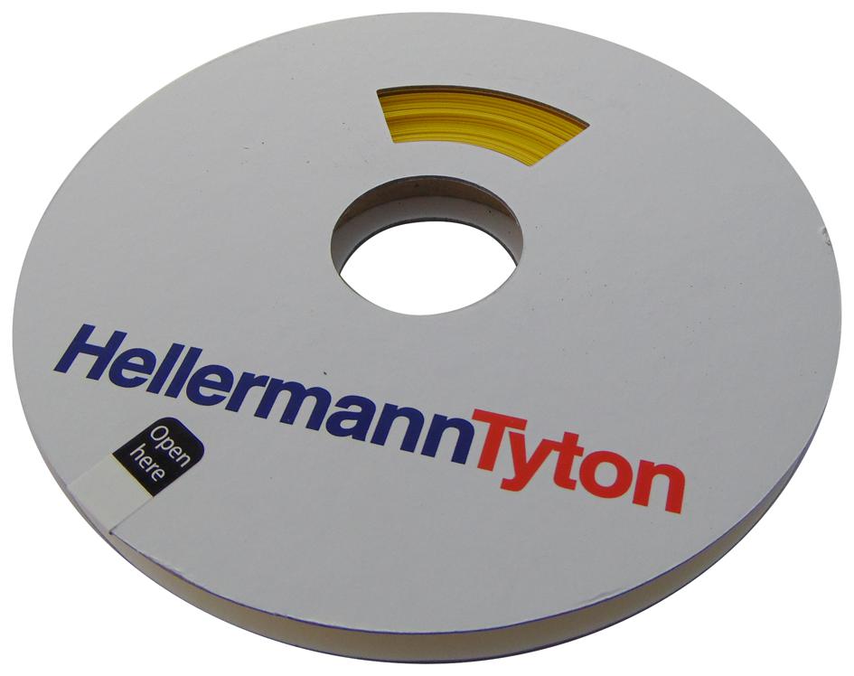 Hellermanntyton 553-41250 Heat-Shrink Tubing, 3:1, 12Mm, Yellow