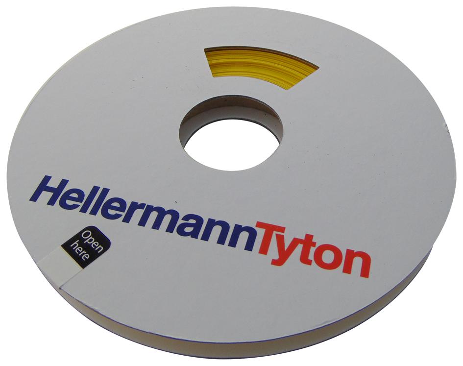 Hellermanntyton 553-40450 Heat-Shrink Tubing, 3:1, 4.8Mm, Yellow