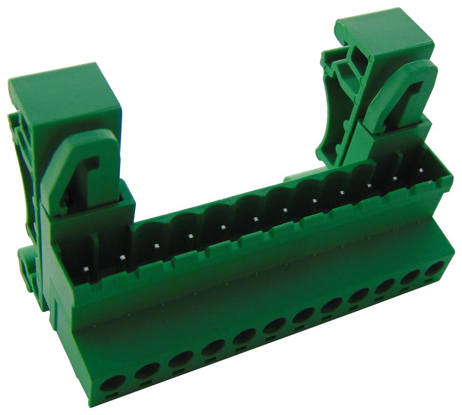 Camdenboss Ctbpd96Hg/12 Terminal Block, Din Rail, 12Pos, 14Awg