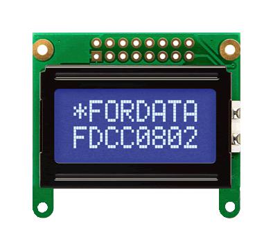 Fordata Fc0802E00-Nswbbh-91Se Display, Alphanumeric, 8X2, White