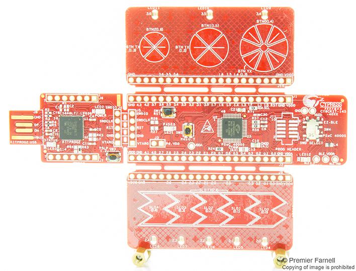 Infineon Cy8Ckit-145-40Xx Dev Board, Psoc 4000S Capsense Prototype