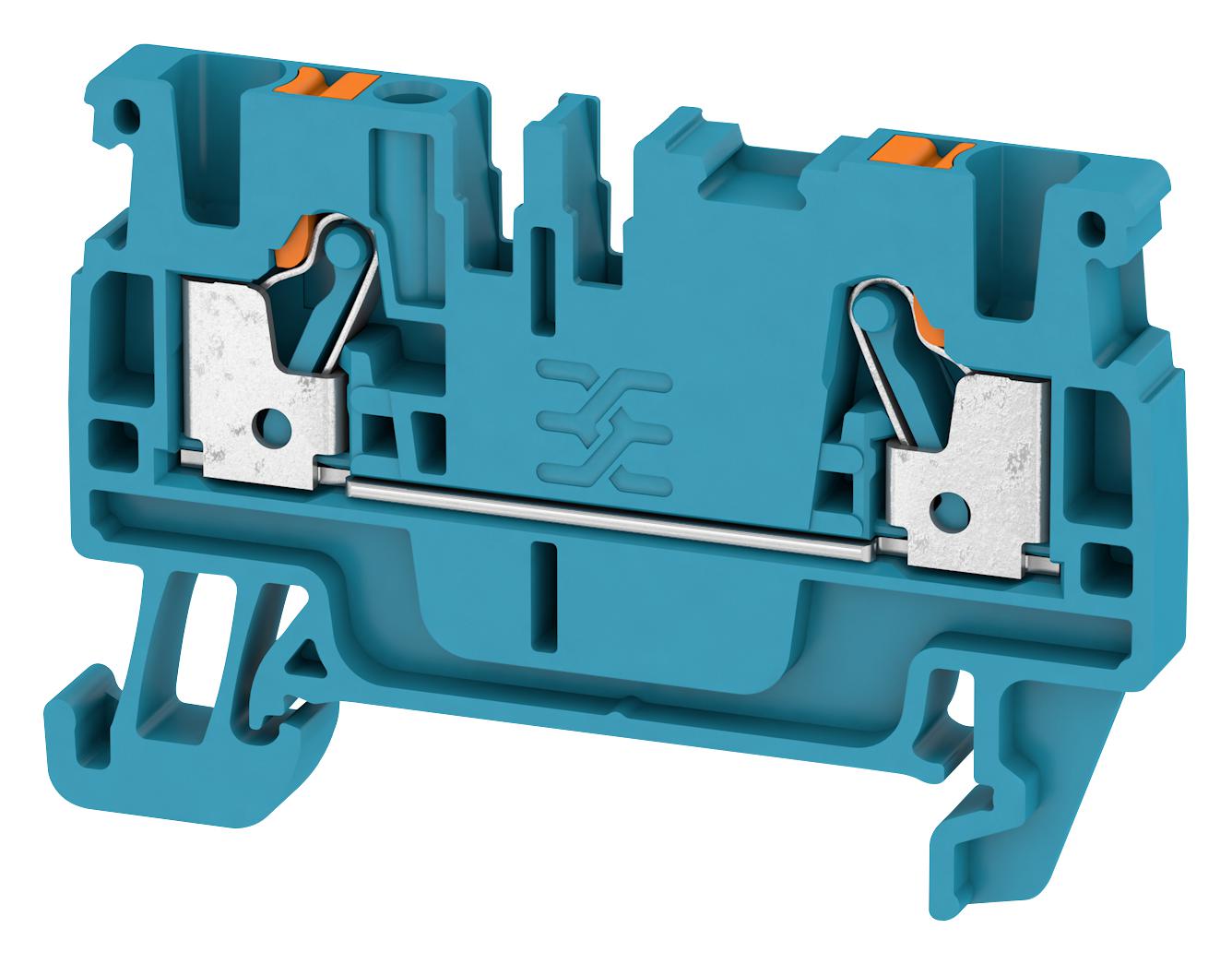 Weidmuller 1521880000 Terminal Block, Din Rail, 2Pos, 12Awg