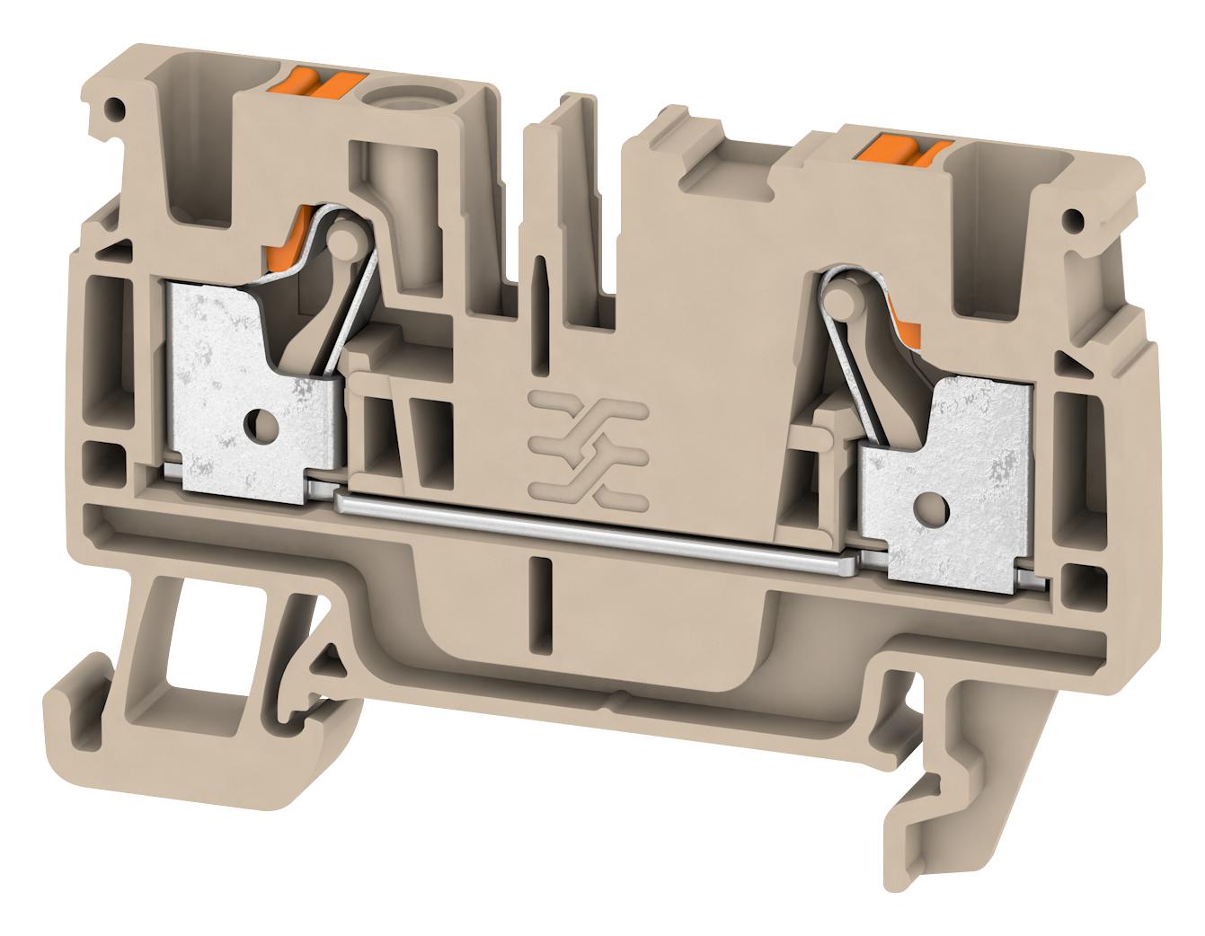 Weidmuller 2051180000 Terminal Block, Din Rail, 2Pos, 12Awg