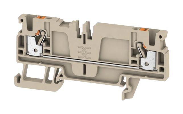 Weidmuller 1989900000 Terminal Block, Din Rail, 2Pos, 8Awg