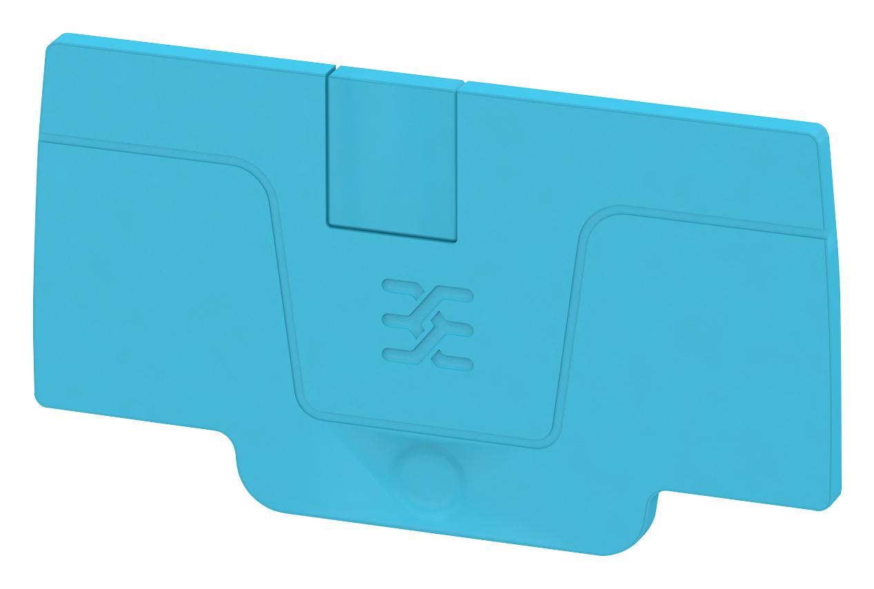 Weidmuller 2051690000 End Plate, Feed Thru Terminal Block, Blu