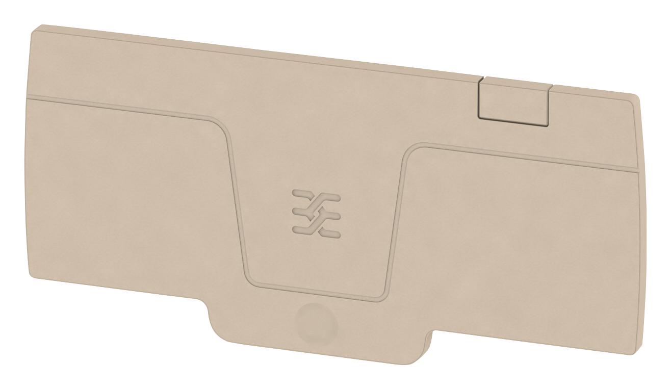 Weidmuller 1988320000 End Plate, Terminal Block, Beige