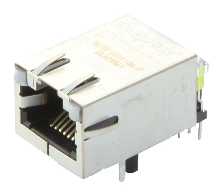 Bel Magnetic Solutions 08B0-1X1T-06-F Connector, Rj45, Jack, 8P8C, Tht