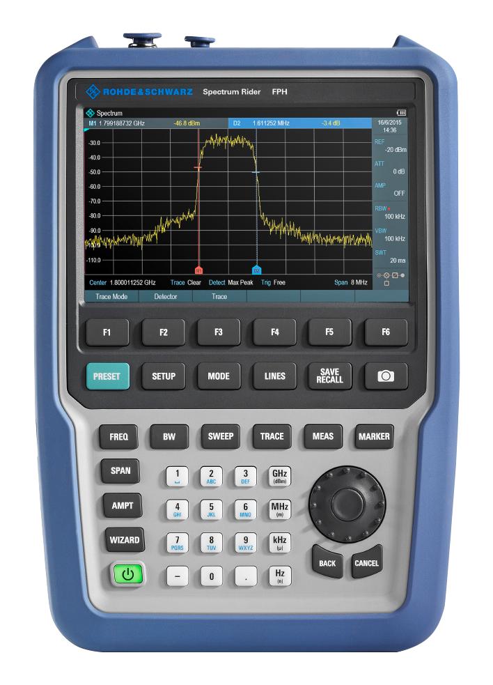 Rohde & Schwarz Fph-P5 (Fph+Fph-B3+Fph-B4) Spectrum Analyzer, Handheld, 5Khz-4Ghz.