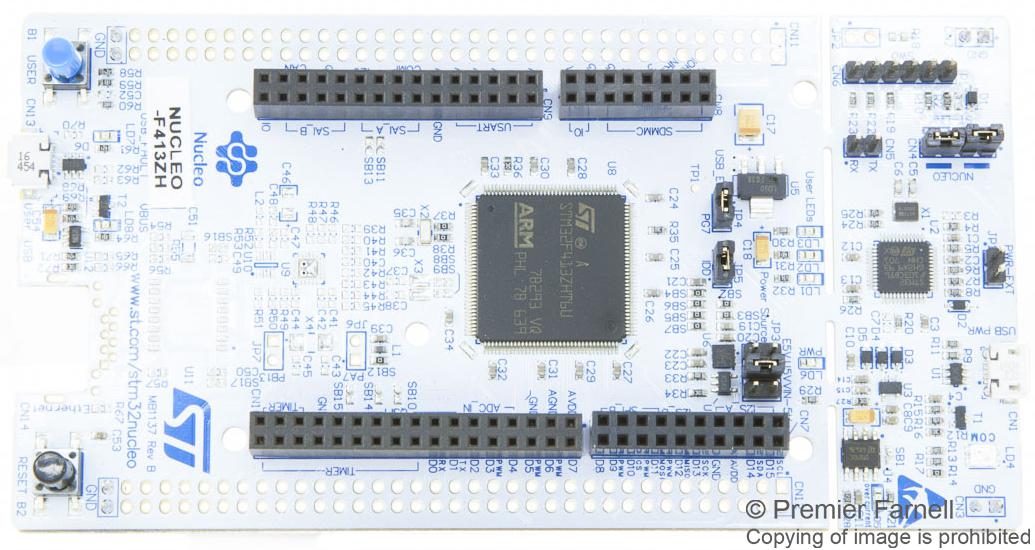 Stmicroelectronics Nucleo-F413Zh Dev Board, Cortex-M4 Mcu