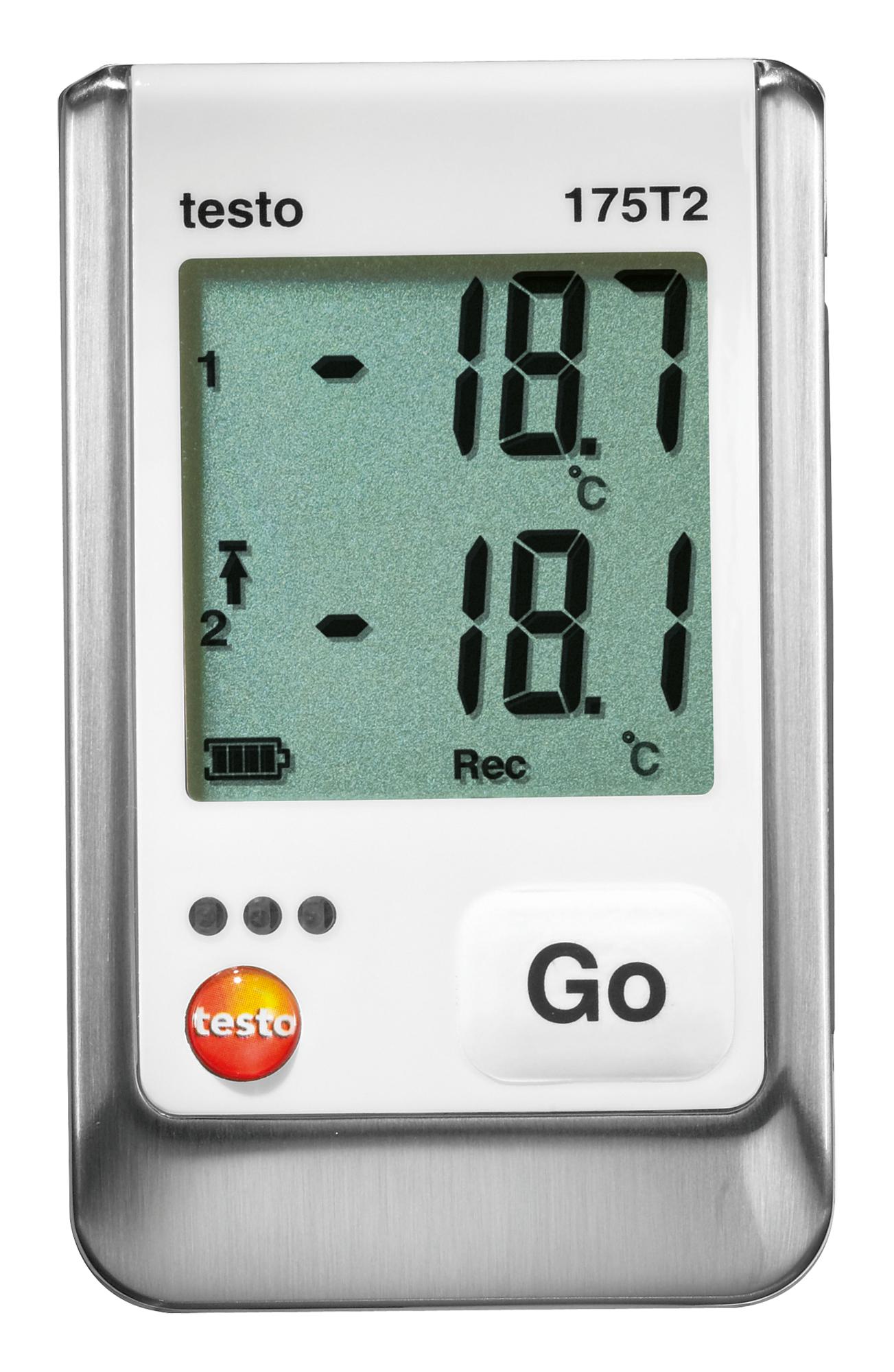 Testo Testo 175-T2 Data Logger, Temp, -35 To 55 Deg