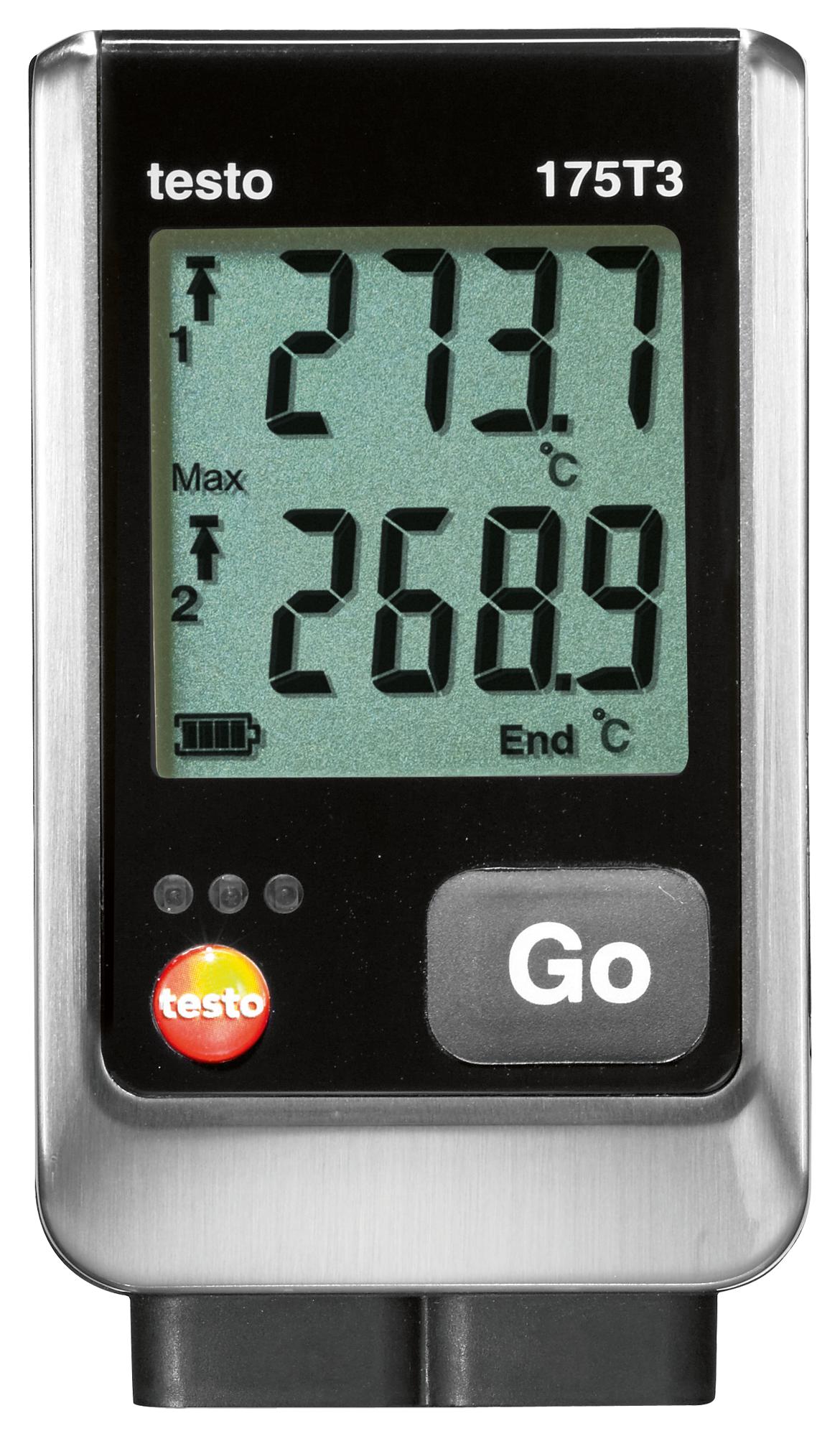 Testo Testo 175-T3 Data Logger, Temp, -50 To +1000 Deg